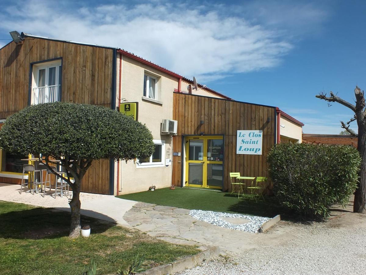 Logis Hotel Restaurant Le Clos Saint Loup Bram Exteriér fotografie